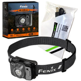 Fenix HL12R V2 headlamp front view shows compact hands-free illumination