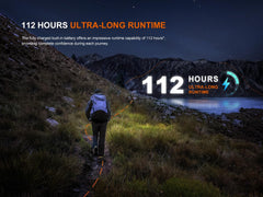 Fenix HL12R V2 rechargeable battery section emphasizes USB charging capability