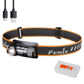 Fenix HM50R v2 headlamp delivering 700 lumens for night hikes