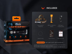 Fenix HM71R headlamp detached for right-angle flashlight use