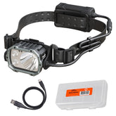 Fenix HP35R SAR spotlight beam delivers long-range visibility for night search work.