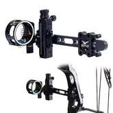FENJANER Archery Bow Sight 1-pin close-up for precise target acquisition outdoors.