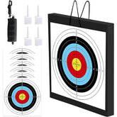 FENJANER Archery Target front view for backyard practice with compact 20-inch foam surface.