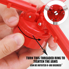 FENJANER arrow-tail insertion setup highlights firm 3-point clamping.