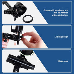 FENJANER Sight quick-adjust knob demonstrated for tool-free length change.