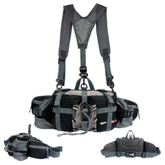 Ferricult fanny pack lumbar support distributes weight for comfortable long trails.