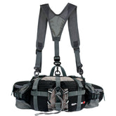 Ferricult fanny pack with water bottle holders keeps you hydrated on hikes.