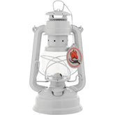 Feuerhand outdoor kerosene lantern assembled for reliable outdoor lighting.