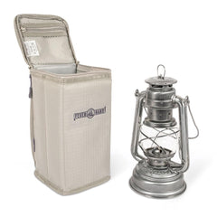 Feuerhand transport bag lid pocket stores wicks and matches securely