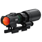 Feyachi red dot sight magnifier combo set front view enhances rapid target acquisition in diverse lighting