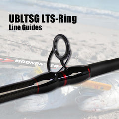 Fiblink 2-piece travel rod with DPS reel seat for quick setup.