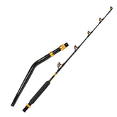 Fiblink bent butt rod with roller guides offers durable support for offshore trolling.