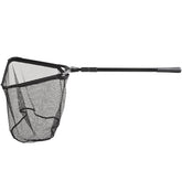 Fiblink folding aluminum landing net with extendable pole for shoreline fishing