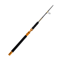 Fiblink saltwater jigging rod reel seat demonstrates secure aluminum construction for big-fish fights