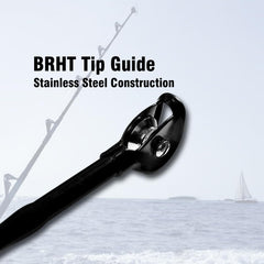 Fiblink sensitivity-focused carbon-glass blend rod demonstrates precise action in offshore trolling.