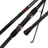 Fiblink surf casting rod 12ft 2-piece graphite, ideal for travel-friendly long casts.