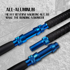 Fiblink trolling-rod design emphasizes durability and weight balance.