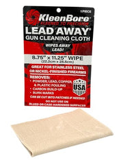 Compact field-ready 100 sq inch gun cleaning cloth for range bags