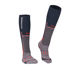 Fieldsheer Mobile Warming Wool Blend Heated Socks showing adjustable heat settings for customizable warmth.