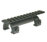 FieldSport MP5 claw scope mount side view enhances aiming stability and quick target acquisition