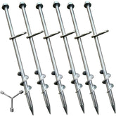 Fierywater ground anchors pack of six for secure outdoor installations