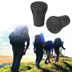 FILFEEL trekking pole tip protector keeps poles from sliding on rocks