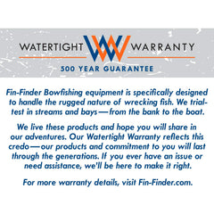 Ambidextrous Fin-Finder Heavy Duty Drum Bowfishing Reel design for left and right-handed use