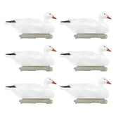 Final Approach Last Pass Snow Goose Floater with detailed carving enhances field realism