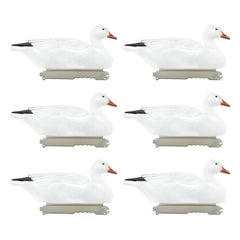 Final Approach Last Pass Snow Goose Floater with detailed carving enhances field realism