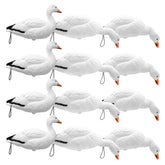 Final Approach LIVE full body decoys front view for a realistic snow goose spread.