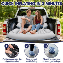FineBud SUV air mattress 73x47 inch fit inside an SUV for spacious rest