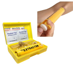 Finever venom extractor pump with four cups for outdoor bite relief.