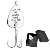 FINGERINSPIRE stainless steel treble hook with gift box for durable fishing gear.