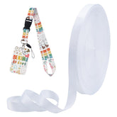 Fingerinspire white webbing roll ideal for long projects like lanyards.