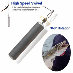 20 high-strength barrel swivels included in the kit