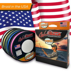 FINS Windtamer braid on ultralight reel demonstrates easy spooling and smooth casting.
