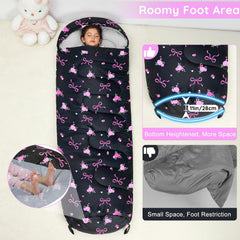 FIOBEE 3D bottom design with feet room for growing kids during camping