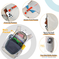 FIORETTO backpack durable fabric closeup emphasizes abrasion resistance for rugged use.