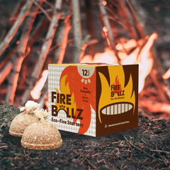 Fire-ballz waterproof fire starter performs in damp conditions