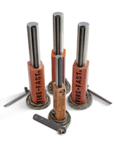 Fire-Fast Trekker Multi Pak package with three starters ready for quick outdoor emergencies.