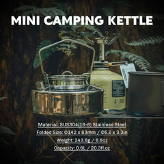 Fire-Maple Antarcti kettle side view shows compact design