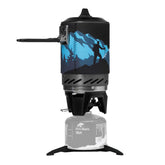 Fire-Maple Fixed Star X2 stove-pot assembly showing integrated cooking system for easy transport