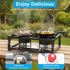 FIRE RIOT durable burners and finish withstand harsh conditions during outdoor cooking.