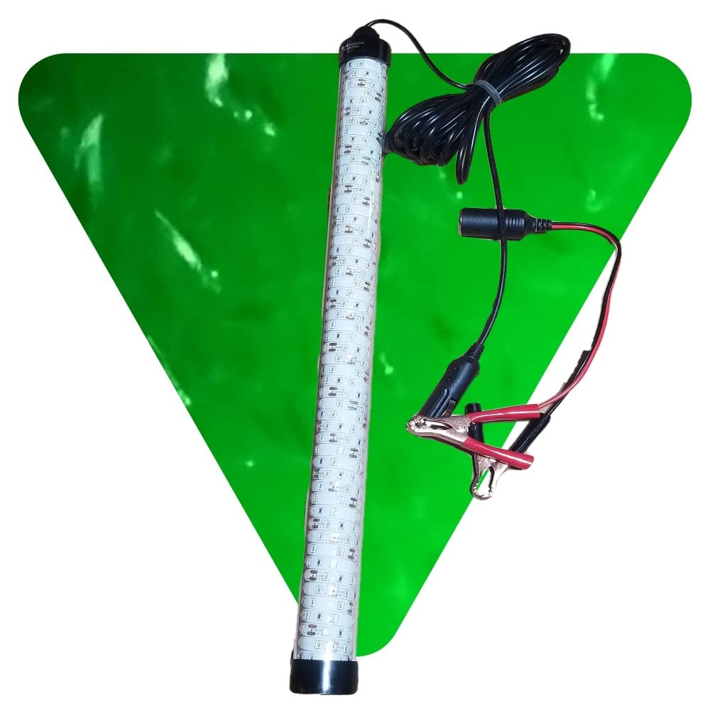 Fire Water Marine 12v Maxx Ultra submersible light illuminating boats and docks with vivid brightness.