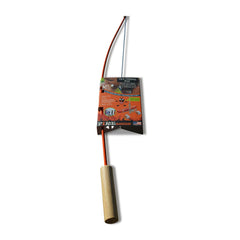Firebuggz campfire fishing pole roaster ready to cook hot dogs over open flame