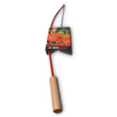Firebuggz campfire pole roaster with hot dogs, ideal for quick, shared meals by the flame.
