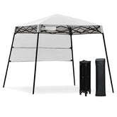 Fireflowery 7x7 pop-up canopy base offers broad shade for gatherings.