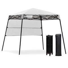 Fireflowery 7x7 pop-up canopy base offers broad shade for gatherings.
