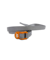 First Lite ash grey 40-inch accessory strap for secure packing.