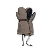 First Lite Omen Over Mitt front view for cold weather hunting warmth and full hand coverage.